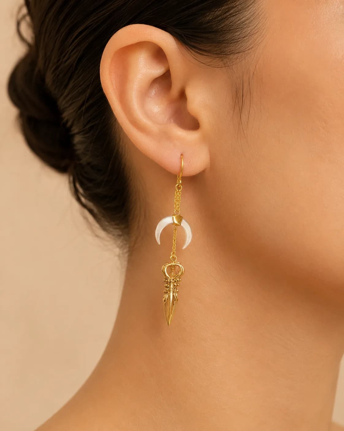 Earings 3 on model