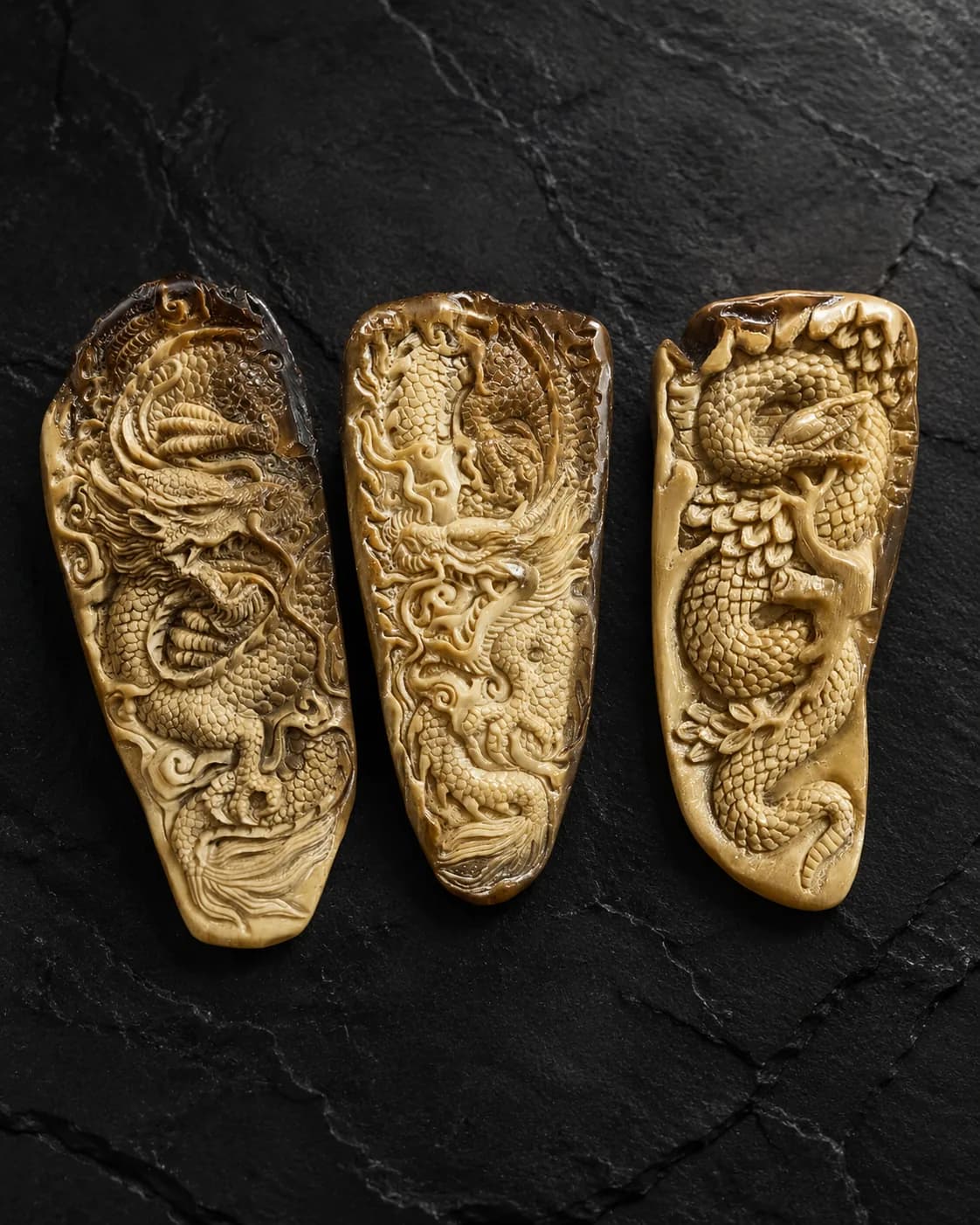 Dragon Carving on model