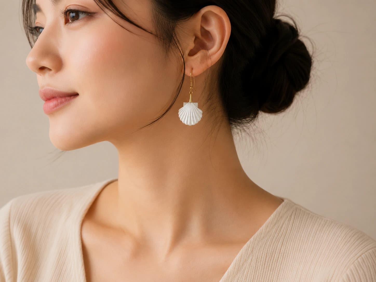 Earings 2 on model